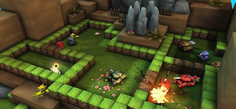 Block Tank Wars 2 Premium screenshot 1