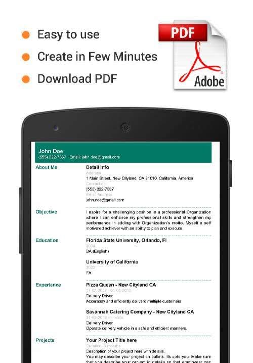 Professional Resume Maker & CV Builder-PDF Format screenshot 3