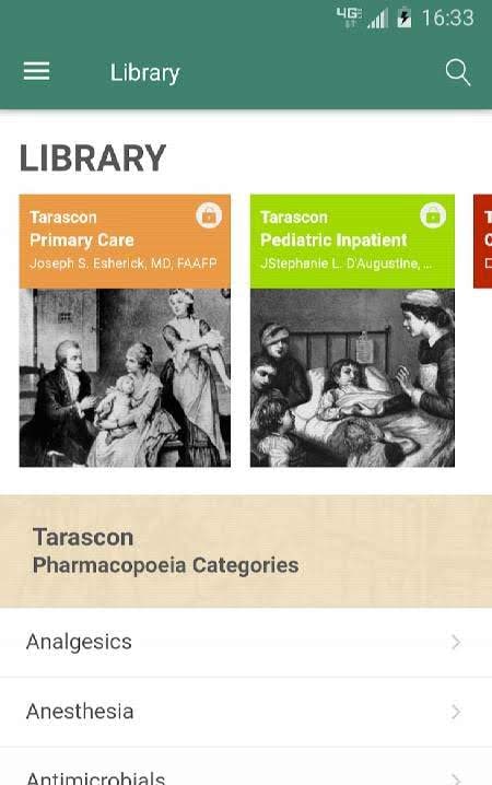 Tarascon Pharmacopoeia screenshot 1