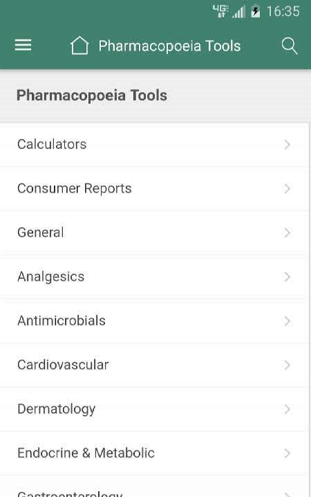 Tarascon Pharmacopoeia screenshot 3