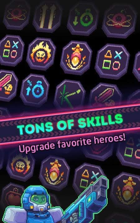 Space Gunner: Pixel Retro Shooting gameplay screenshot 2