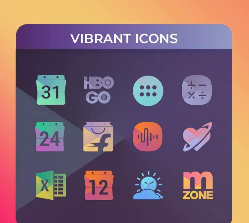 Vibrant - Icon Pack screenshot 3