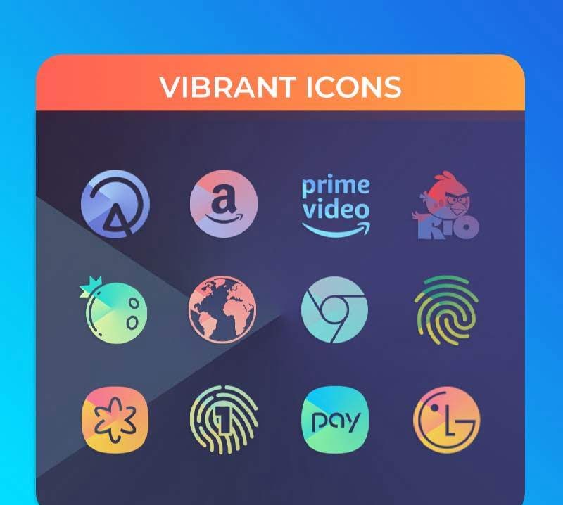 Vibrant - Icon Pack screenshot 1
