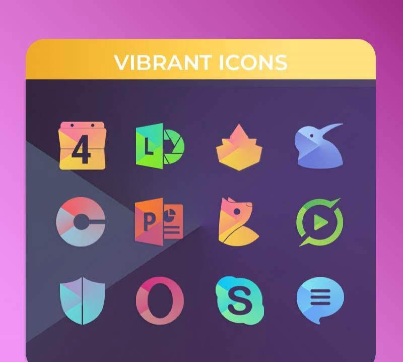 Vibrant - Icon Pack screenshot 4
