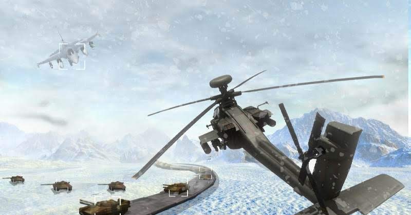 Helicopter Simulator 3D Gunship Battle Air Attack screenshot 4
