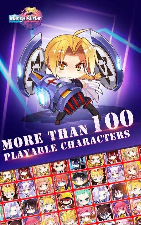 Manga Allstar gameplay screenshot 1