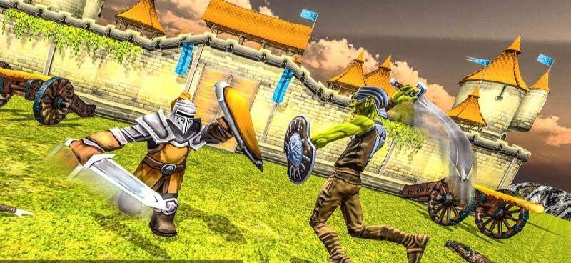 Castle Wall Defense: Fortress Fighting Hero screenshot 1