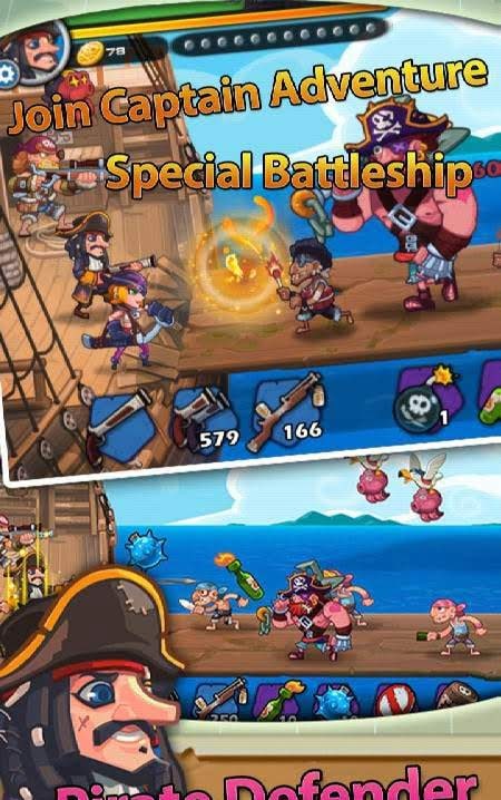 Pirate Defender: Strategy Captain TD gameplay screenshot 1