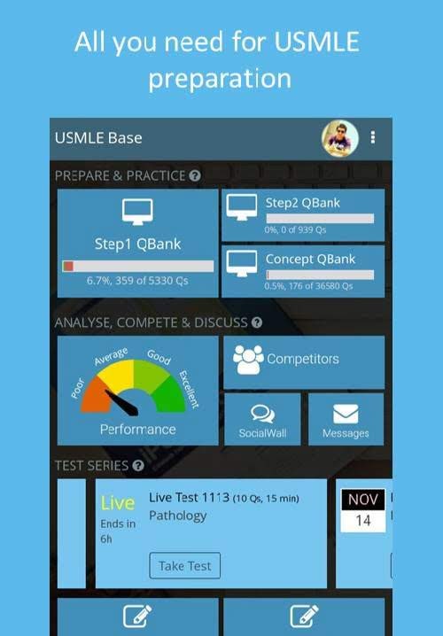 USMLE Base app preview 1