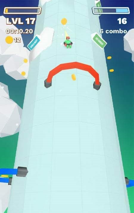 Chilly Slide: A Geometry Slalom Winter Games Saga gameplay preview 4