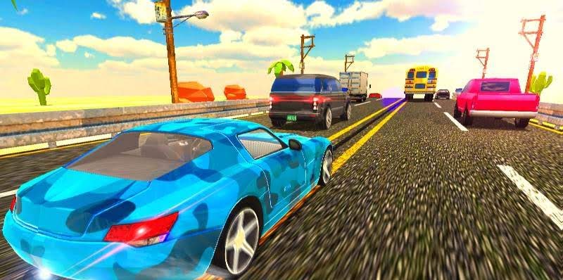 Curved Highway Traffic Racer 2019 gameplay screenshot 4