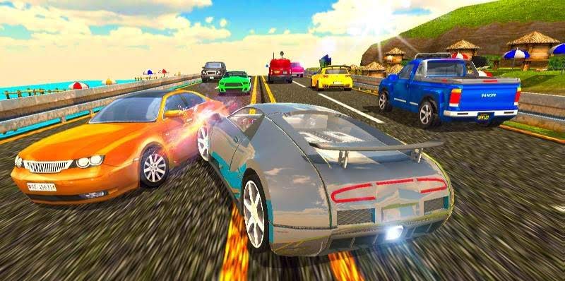 Curved Highway Traffic Racer 2019 gameplay screenshot 3