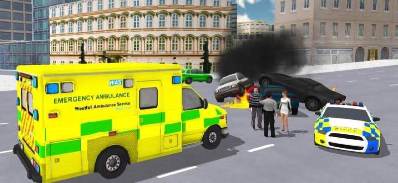 Ambulance Simulator - Car Driving Doctor screenshot 2