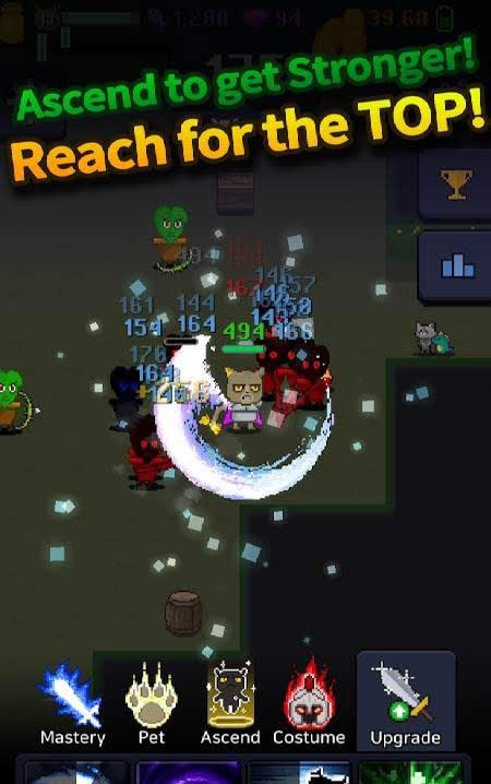Cat Tower - Idle RPG screenshot 3