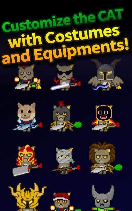 Cat Tower - Idle RPG screenshot 2