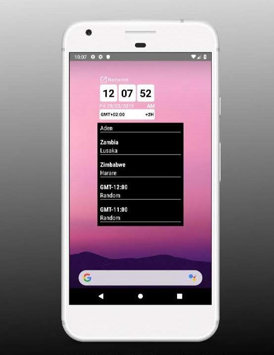 World Clock Widget + screenshot 4