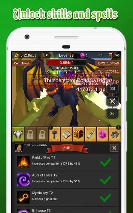 Tap Adventures - an idle clicker game screenshot 3
