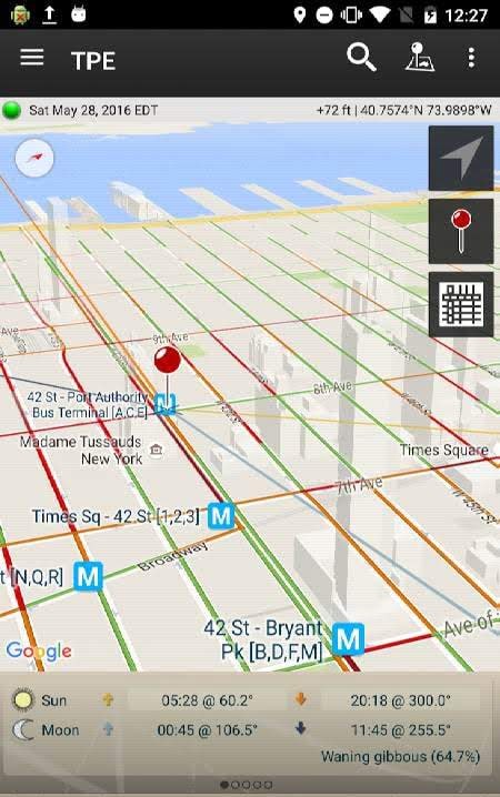 The Photographer's Ephemeris screenshot 2