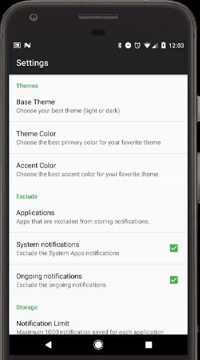 Recent Notification screenshot 4