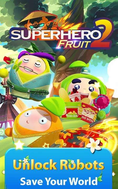Superhero Fruit 2: Robot Fighting - Future War screenshot 1