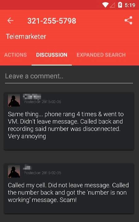 Reverse Lookup PLUS - Caller ID and Spam Block screenshot 4