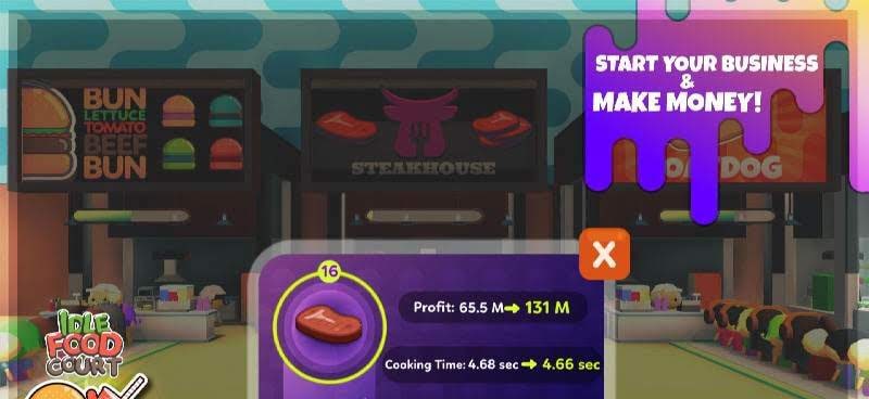 Idle Food Court gameplay screenshot 2