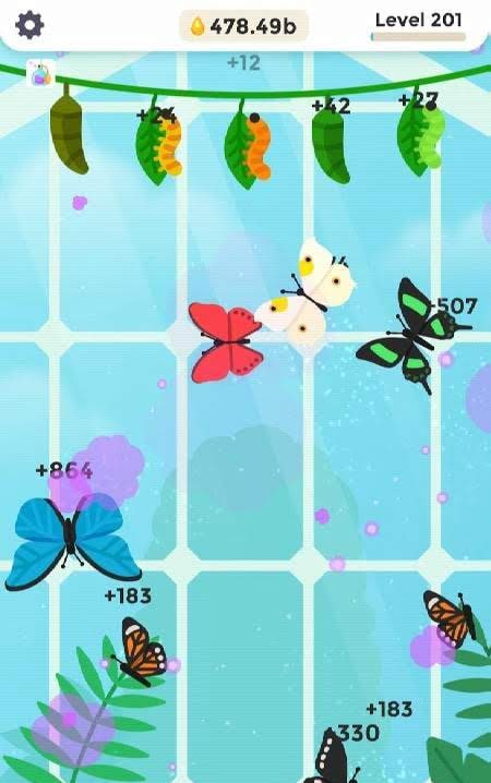 Butterfly Idle gameplay screenshot 4