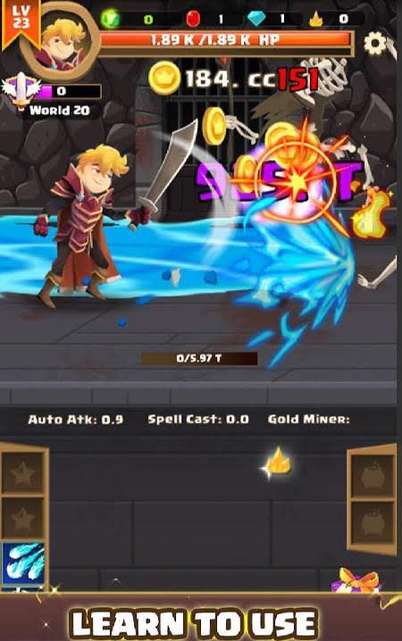 Clicker Knight: Incremental Idle RPG screenshot 3