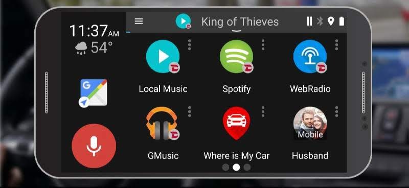 DashLinQ Car Driving Mode App interface preview