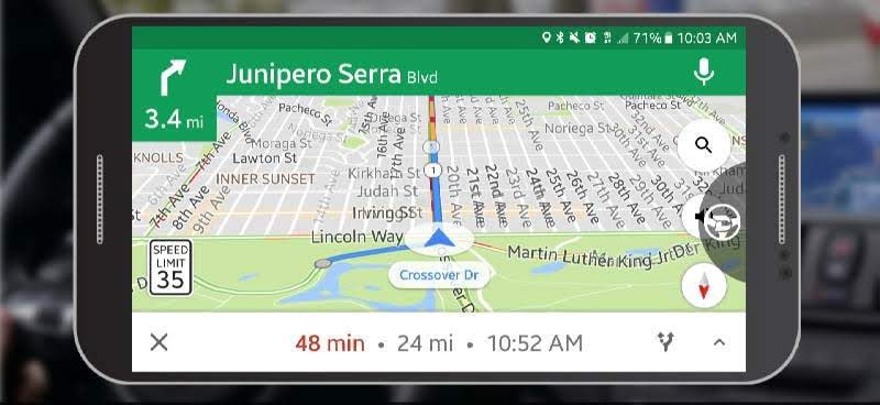 DashLinQ Car Driving Mode App media player layout