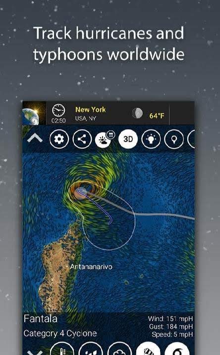 MeteoEarth screenshot 2