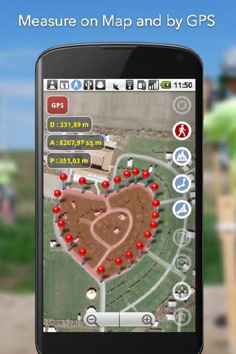 Planimeter - GPS Area Measure screenshot 2