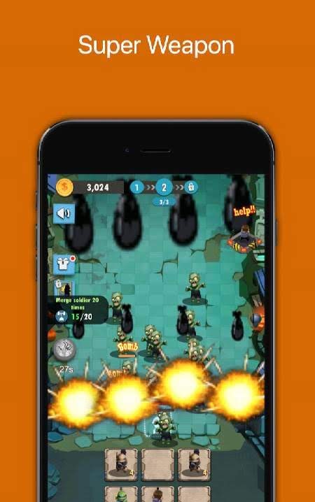 Zombie Defence War gameplay screenshot 2