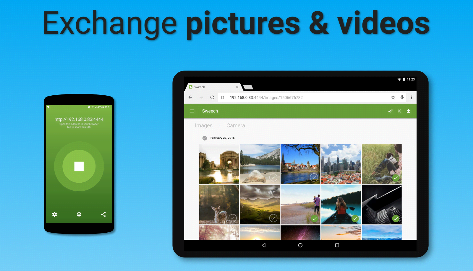 Sweech - Wifi File Transfer screenshot 2