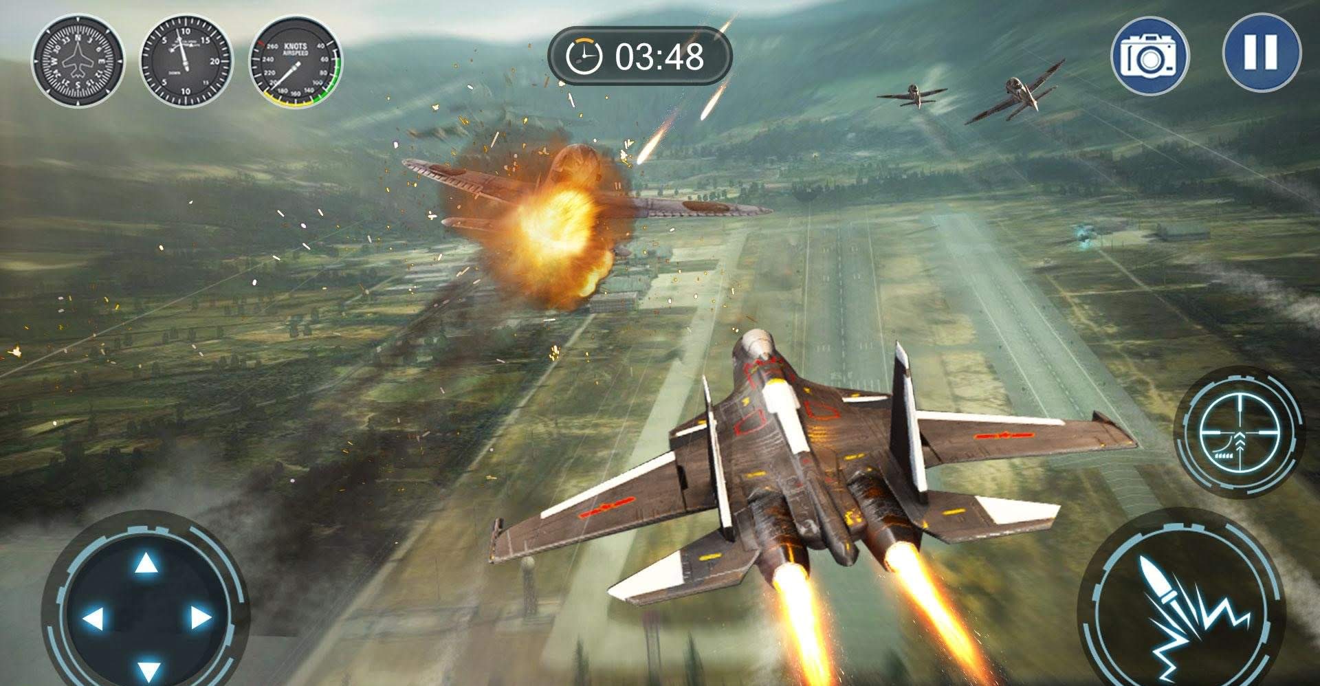 Skyward War - Mobile Thunder Aircraft Battle Games screenshot 2