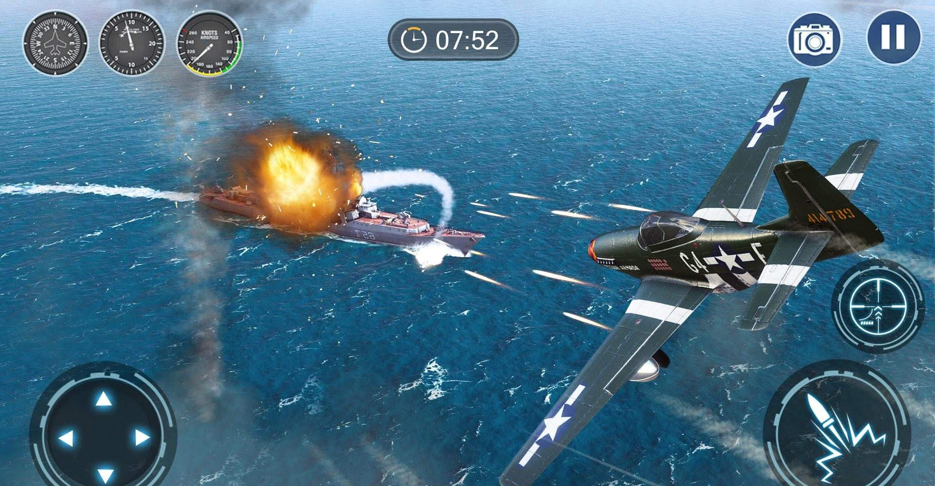 Skyward War - Mobile Thunder Aircraft Battle Games screenshot 3