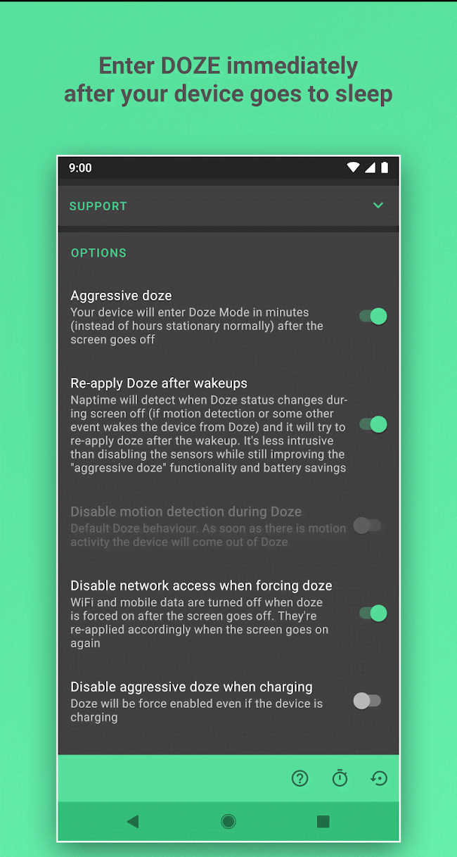 Naptime - Boost your battery life by over 9000% screenshot 1