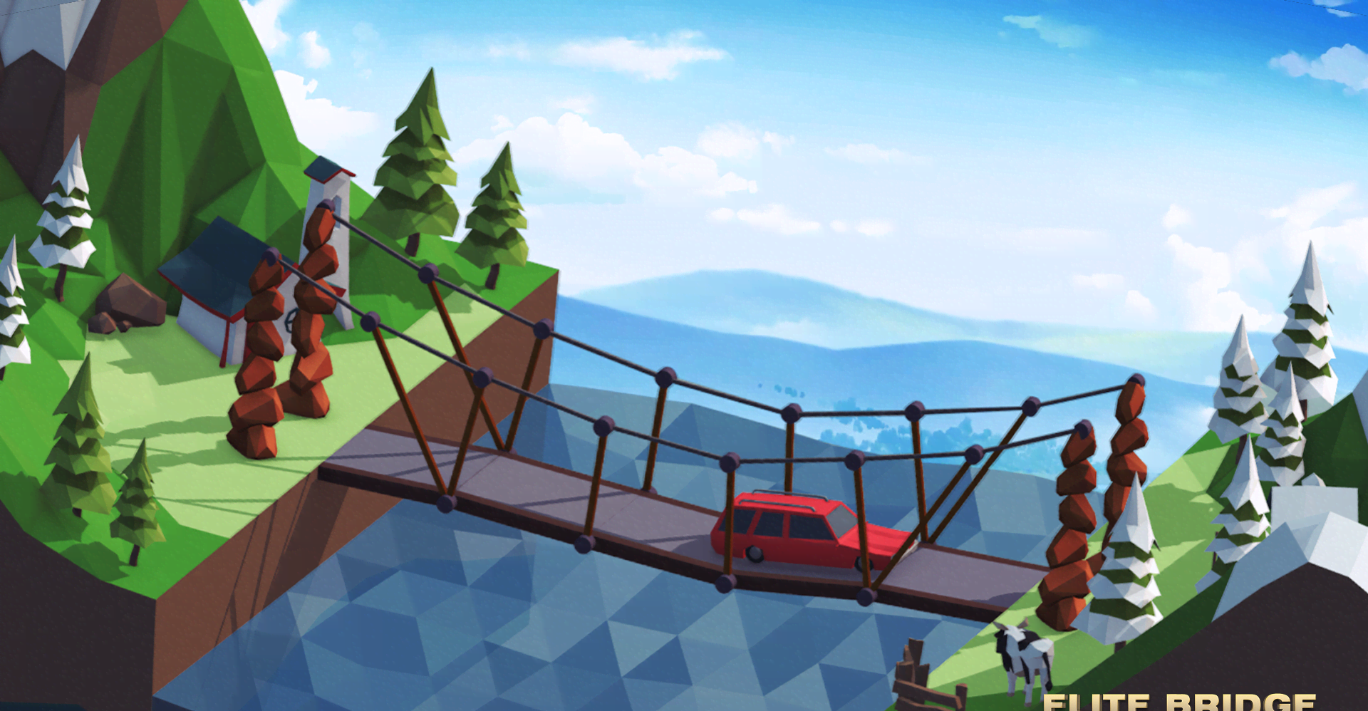 Elite Bridge Construction gameplay screenshot 2