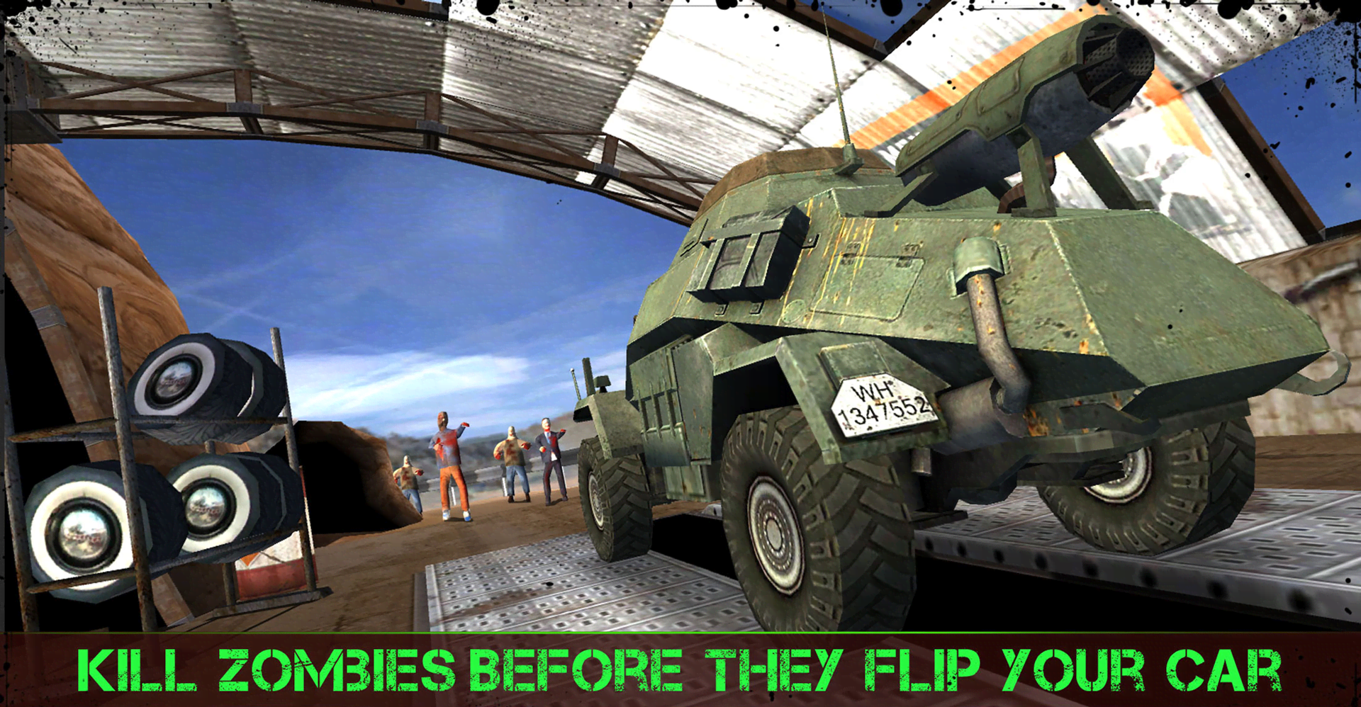 Dead Zombie Killing Road screenshot 2