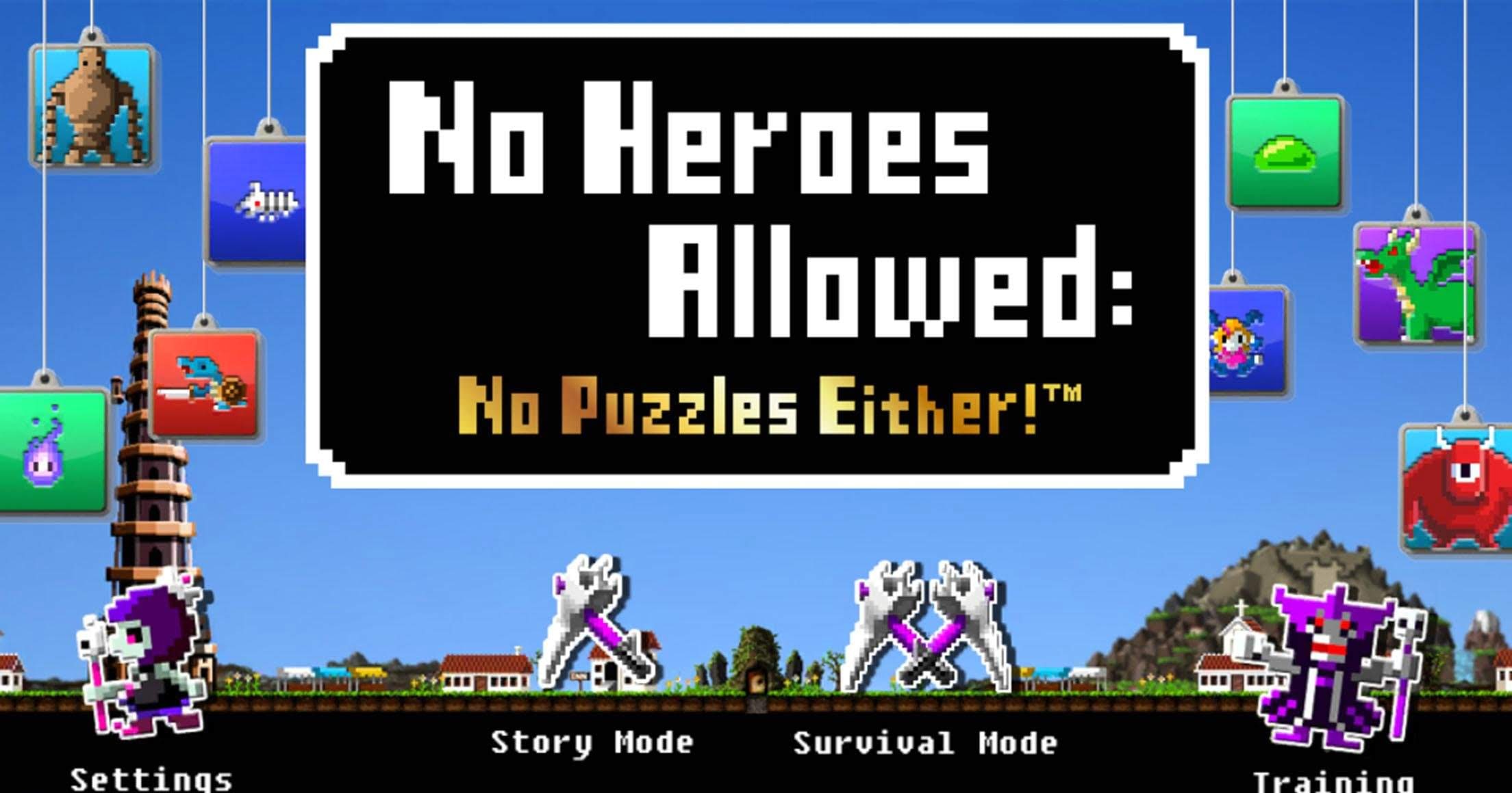 No Heroes Allowed:No Puzzles Either!™G screenshot 1