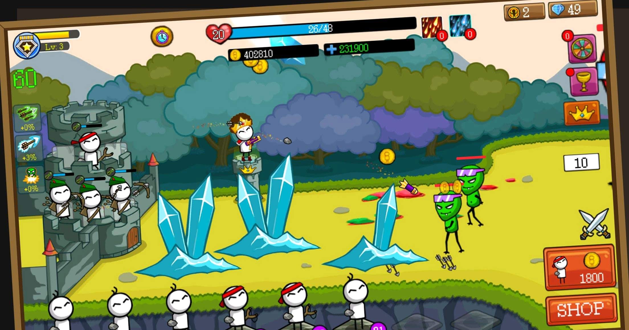 Merge Archer : Tower Defense screenshot 4
