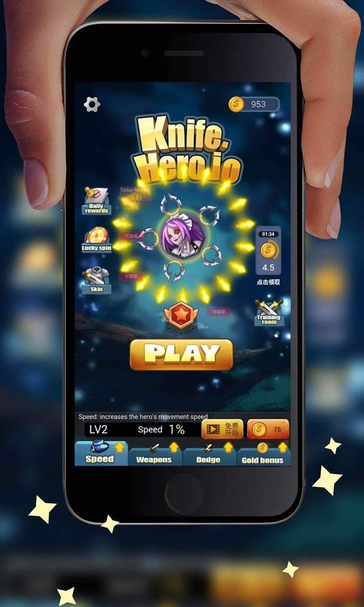 Knife Hero.io screenshot 1
