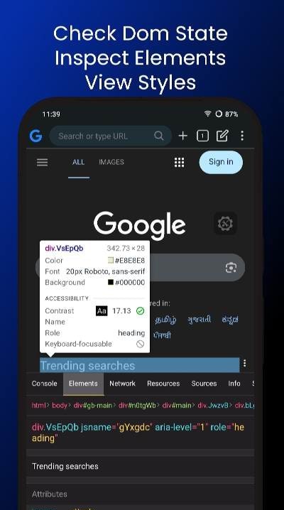 Eruda - Browser Console screenshot 4