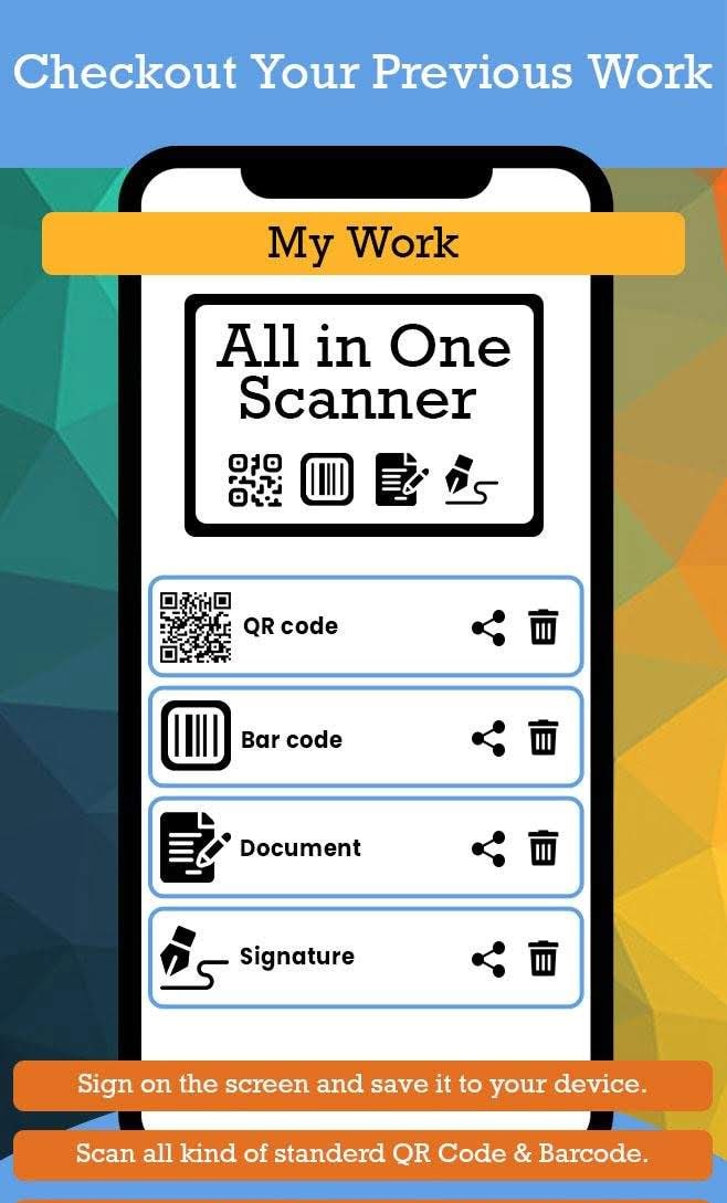 All in One Scanner : QR Code, Barcode, Document screenshot 3