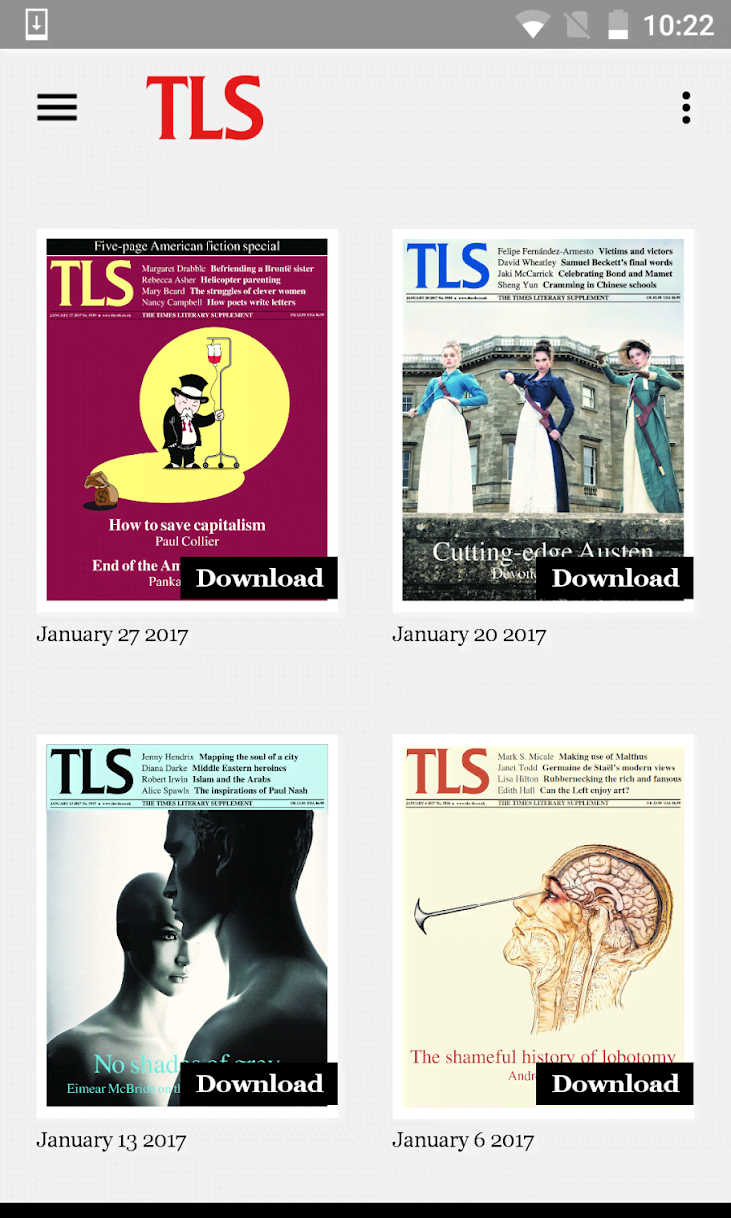 The Times Literary Supplement screenshot 1