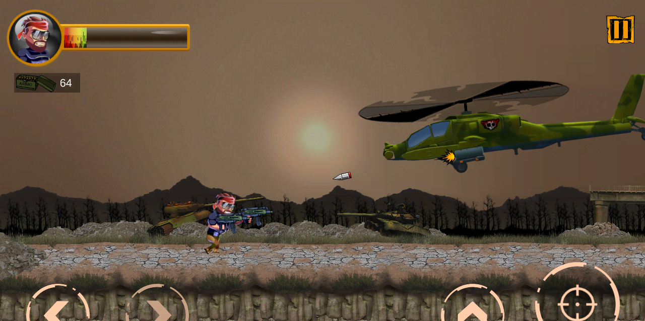 Metal Strike: Shooting Soldiers 2D gameplay screenshot 3