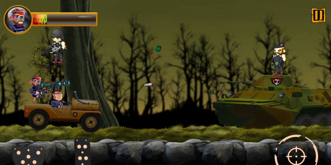 Metal Strike: Shooting Soldiers 2D gameplay screenshot 4