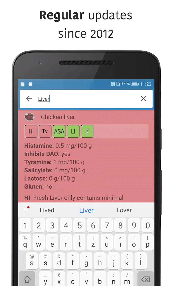 Food Intolerances screenshot 4