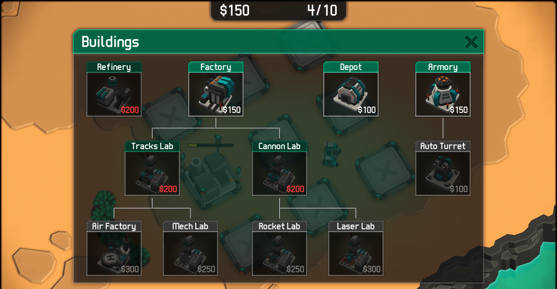 MechCom 2 - 3D RTS gameplay screenshot 2