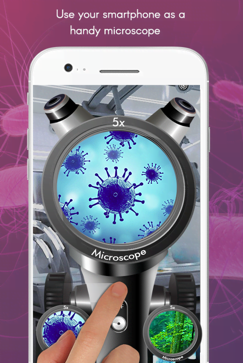 Magnifying Camera: Telescope Microscope Theme screenshot 2